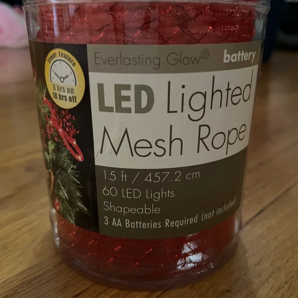 LED Lighted Mesh Rope Shapeable - Picture 2 of 4